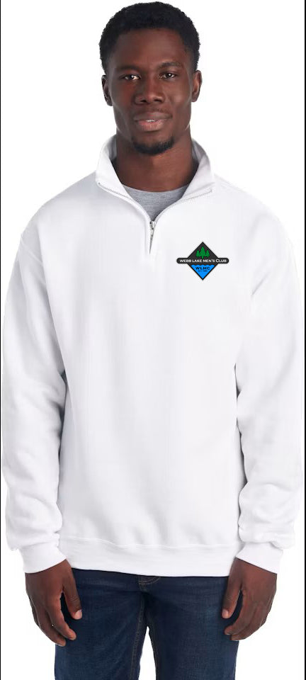 Jerzees Unisex NuBlend® Quarter-Zip Cadet Collar Sweatshirt