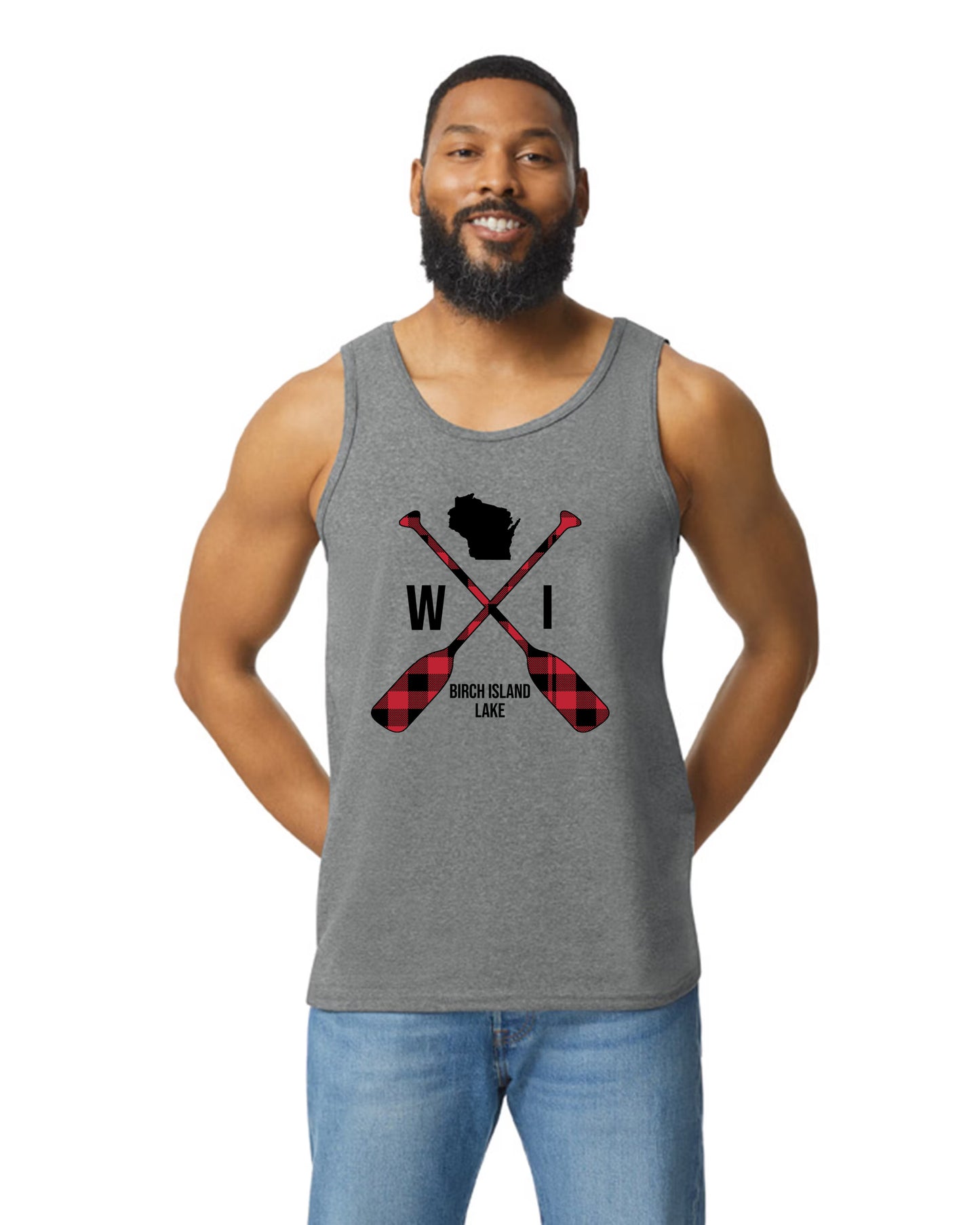 Birch Island Lake Buffalo Plaid Paddles