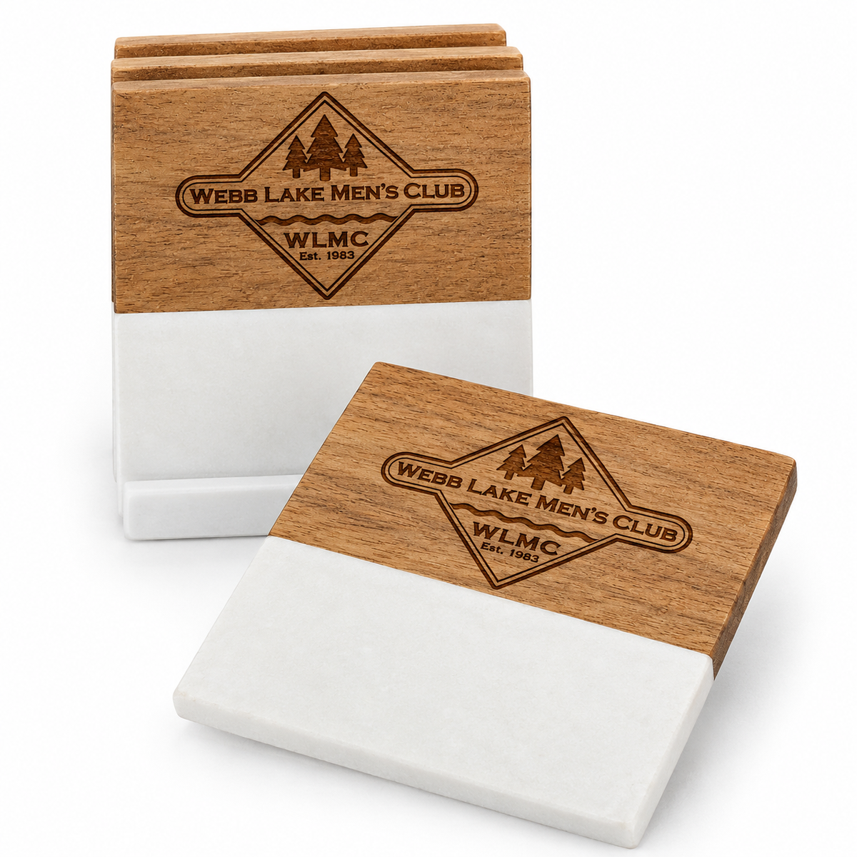 WLMC Engraved Coasters
