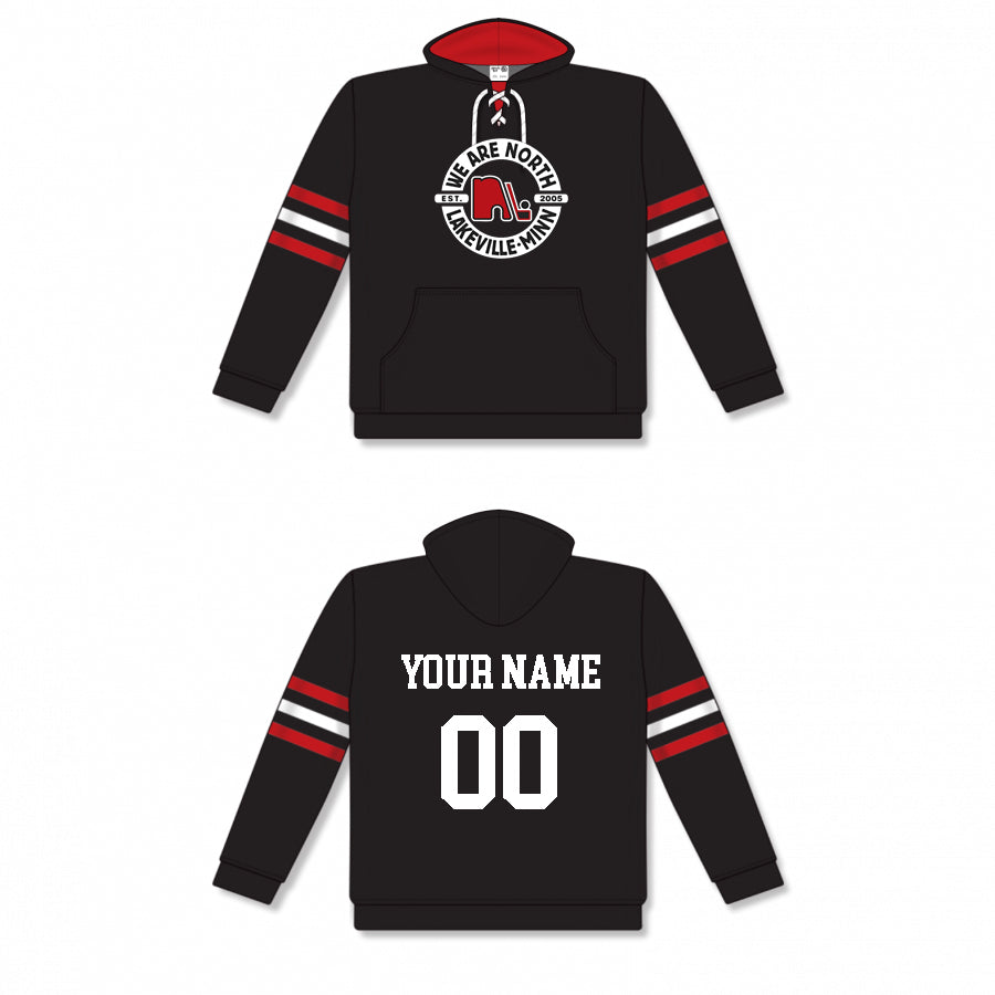 WE ARE NORTH Athletic Knit A1845 Hockey Stripe Hoodies