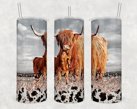 Highland Cow Glitter