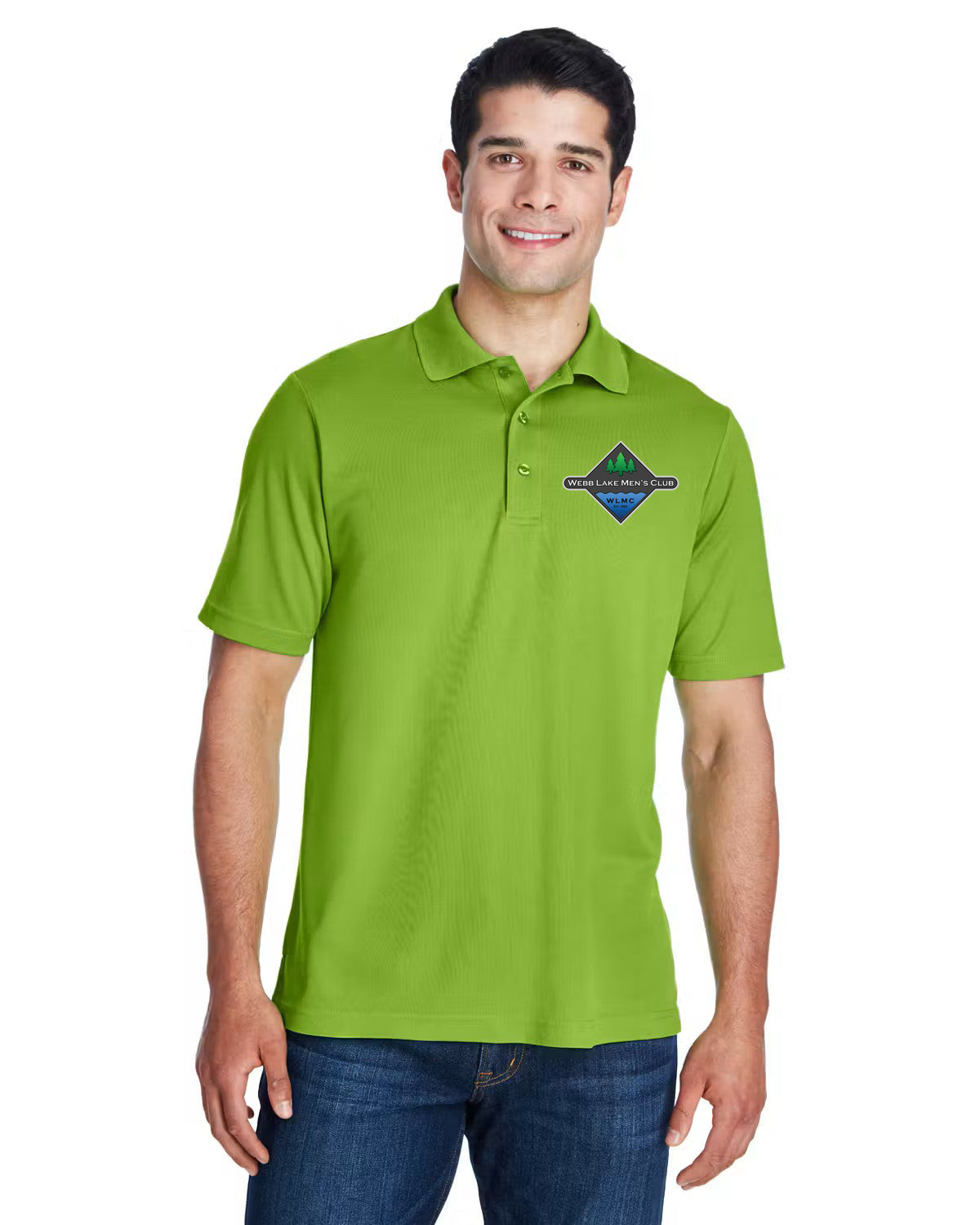 Core 365 Men's Origin Performance Pique Polo WLMC Embroidered Logo