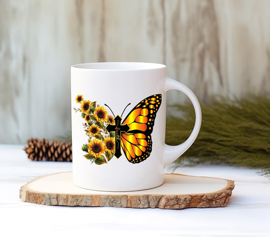 Faith Sunflower Butterfly