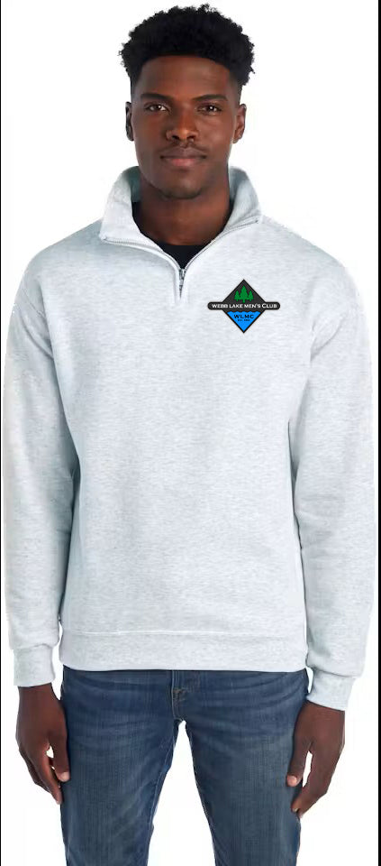 Jerzees Unisex NuBlend® Quarter-Zip Cadet Collar Sweatshirt