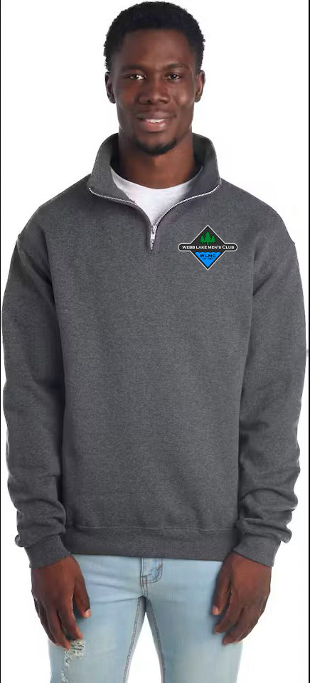 Jerzees Unisex NuBlend® Quarter-Zip Cadet Collar Sweatshirt