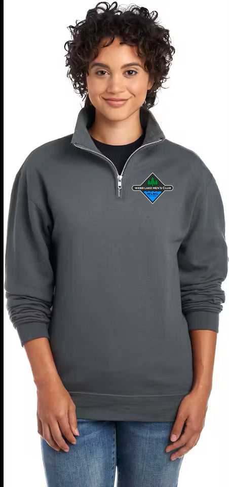 Jerzees Unisex NuBlend® Quarter-Zip Cadet Collar Sweatshirt