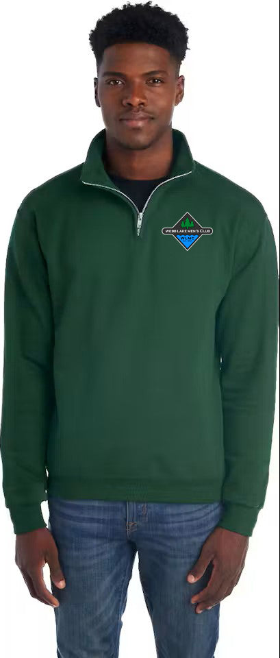 Jerzees Unisex NuBlend® Quarter-Zip Cadet Collar Sweatshirt