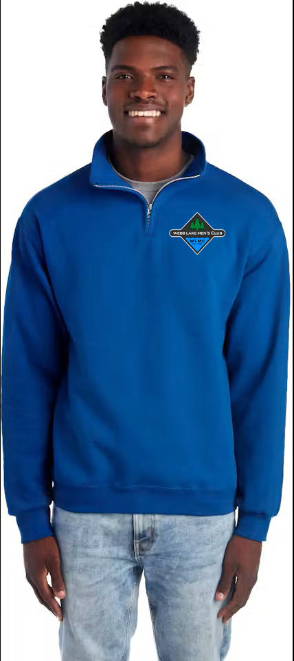 Jerzees Unisex NuBlend® Quarter-Zip Cadet Collar Sweatshirt