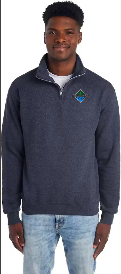 Jerzees Unisex NuBlend® Quarter-Zip Cadet Collar Sweatshirt