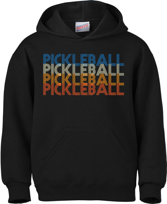 Pickleball Retro Stacked