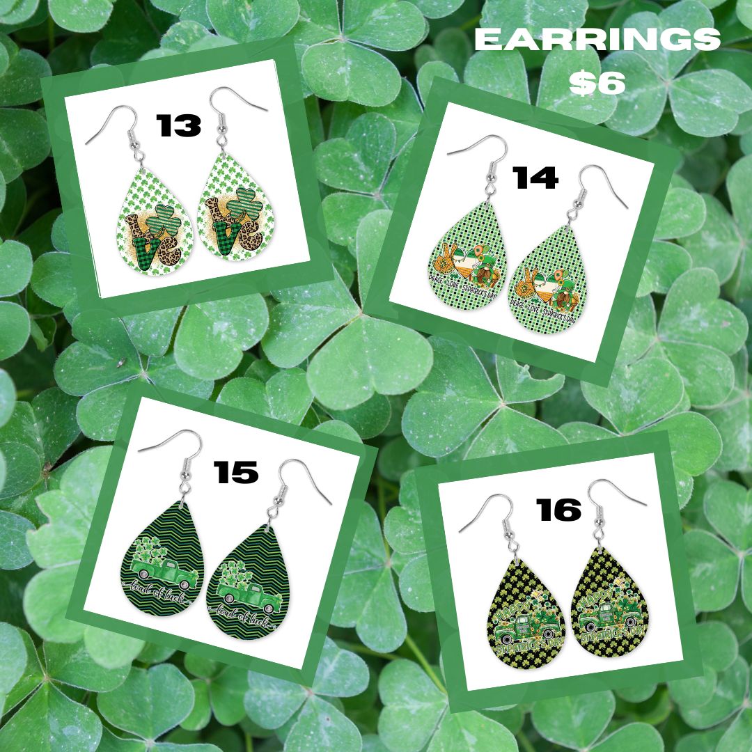 St. Patrick's Day Earrings