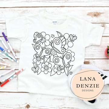 Coloring Page Tees