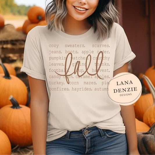 Fall Words {brown}