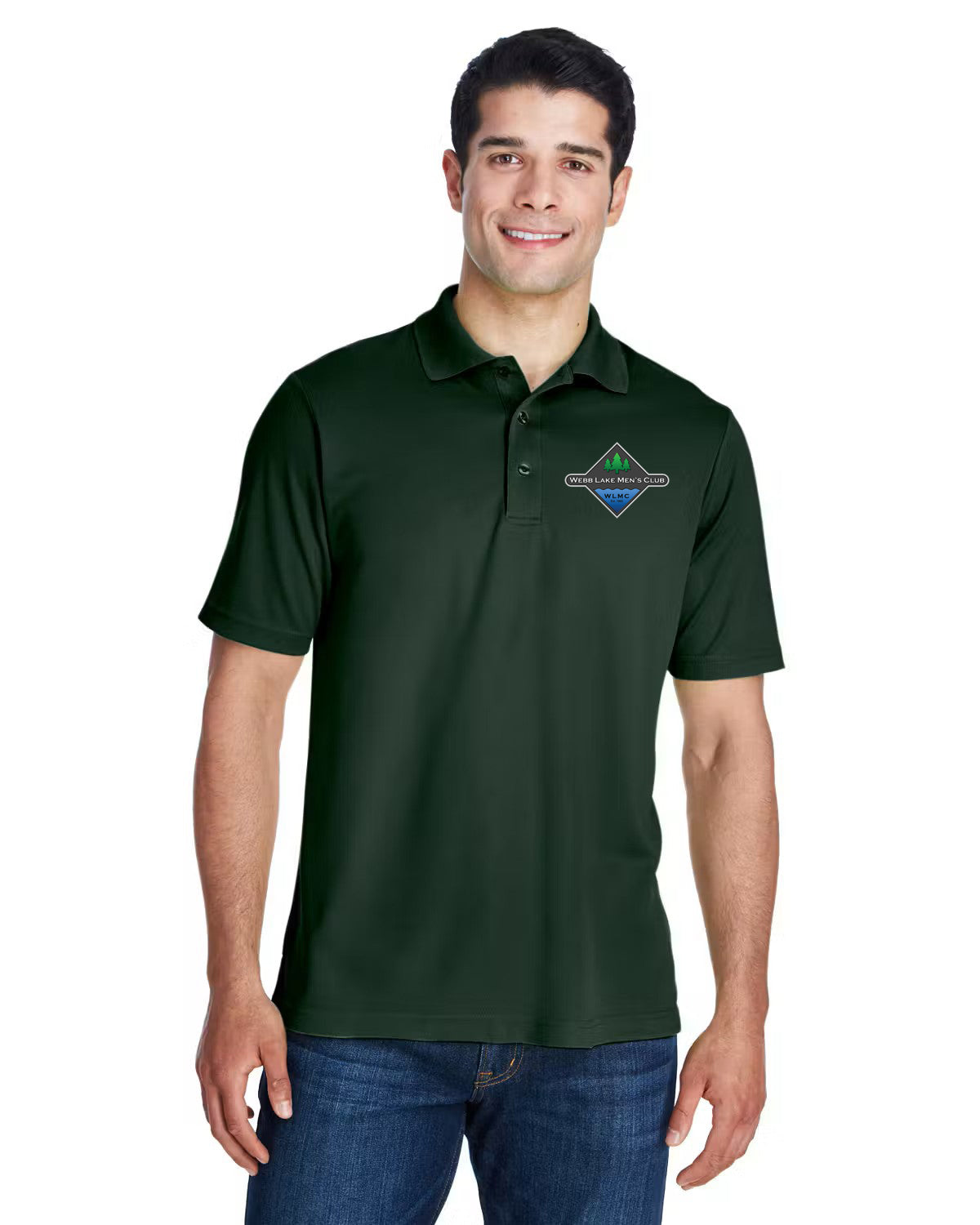 Core 365 Men's Origin Performance Pique Polo WLMC Embroidered Logo