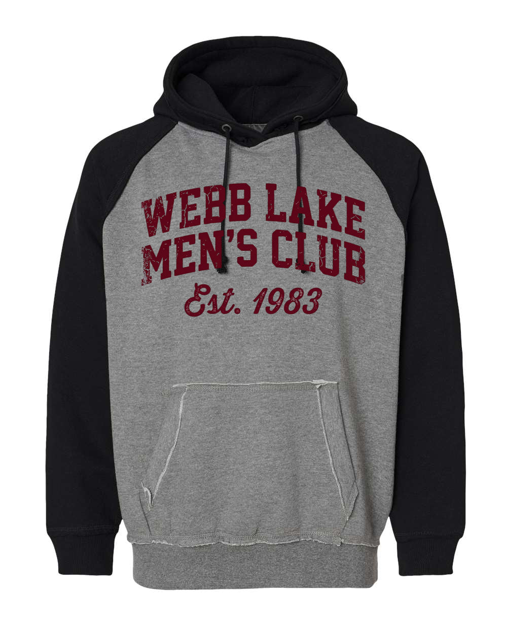 J. America Men's Vintage Heather Hooded Sweatshirt