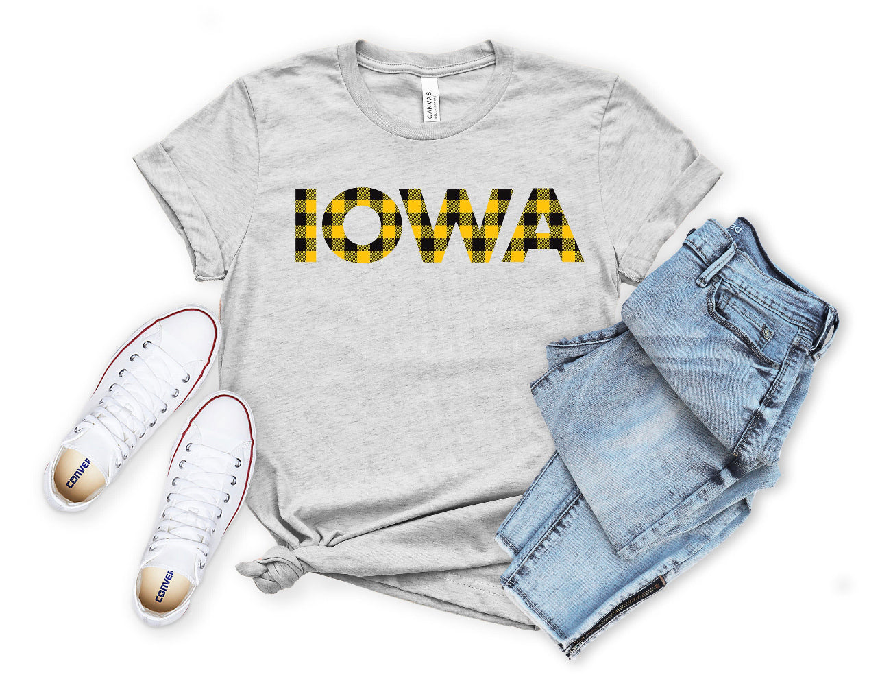 Iowa Plaid Yellow/Black