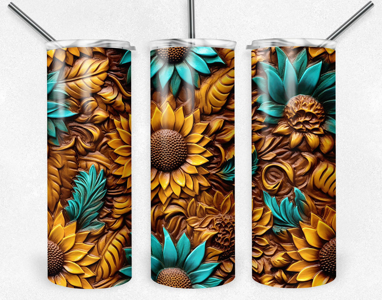 Turquoise & Sunflowers