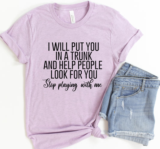 Stop Playing with Me