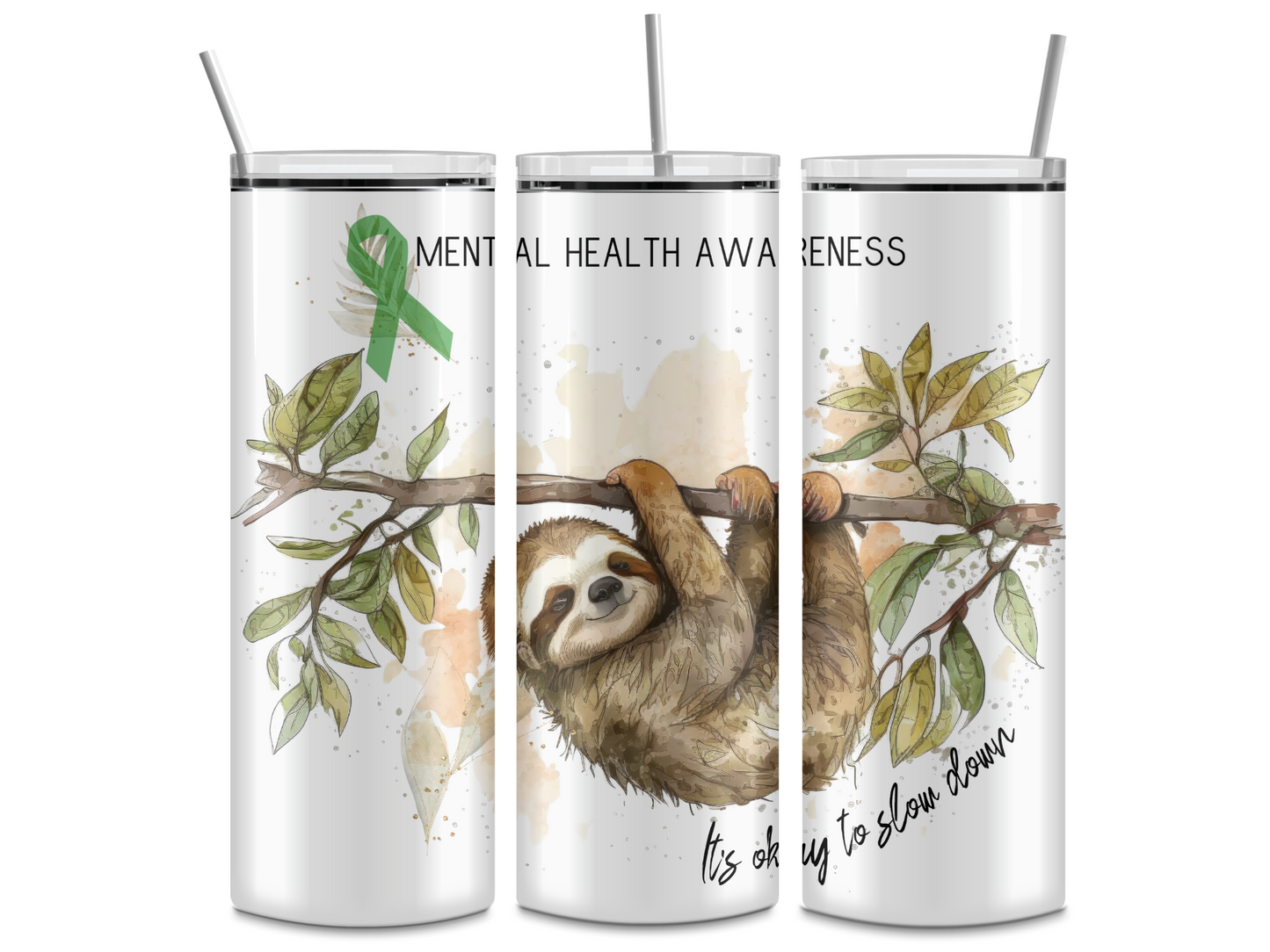 Mental Health Awareness Sloth