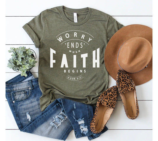 Worry Ends when Faith Begins