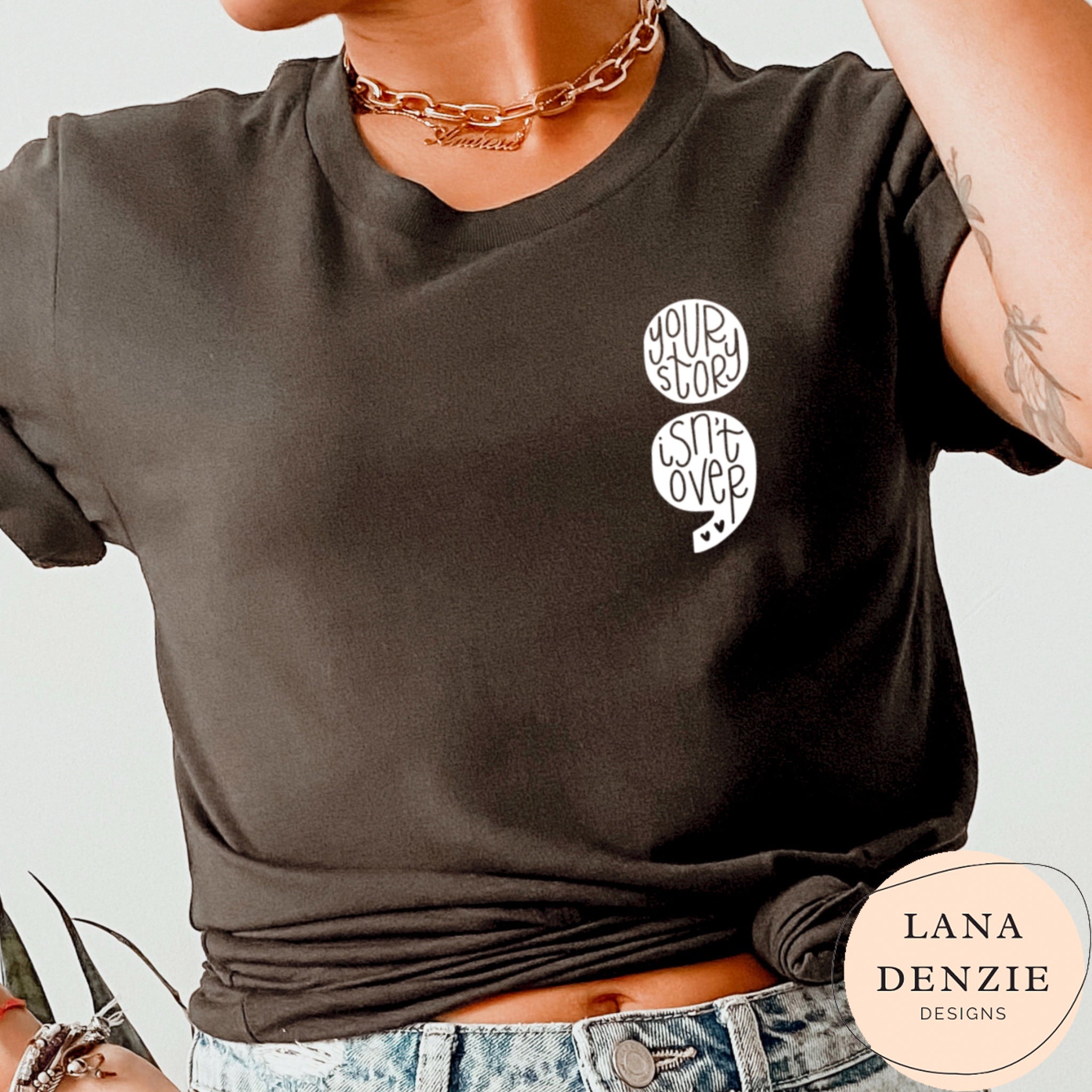 Your Story Isn't Over Pocket – Lana Denzie Designs