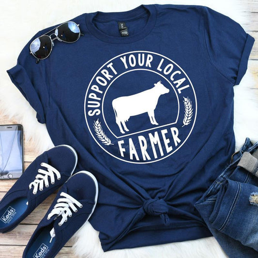 Support Your Local Farmers Cow