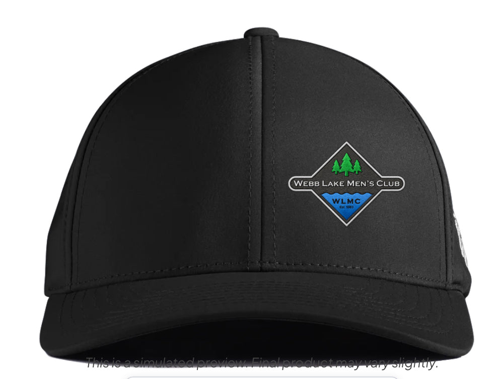 BRANDED BILLS BARE CURVED PERFORMANCE CAP WLMC EMBROIDERED PATCH