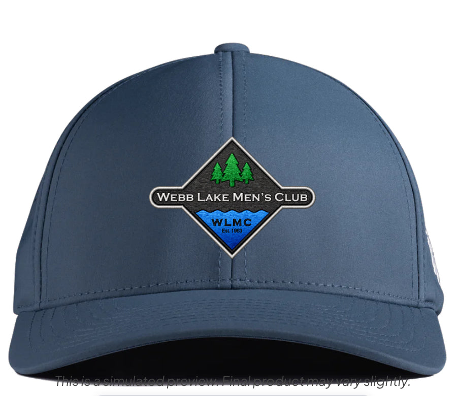 BRANDED BILLS BARE CURVED PERFORMANCE CAP WLMC EMBROIDERED PATCH