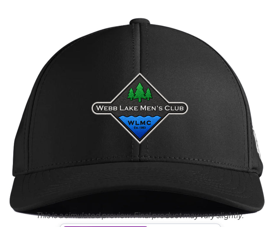 BRANDED BILLS BARE CURVED PERFORMANCE CAP WLMC EMBROIDERED PATCH