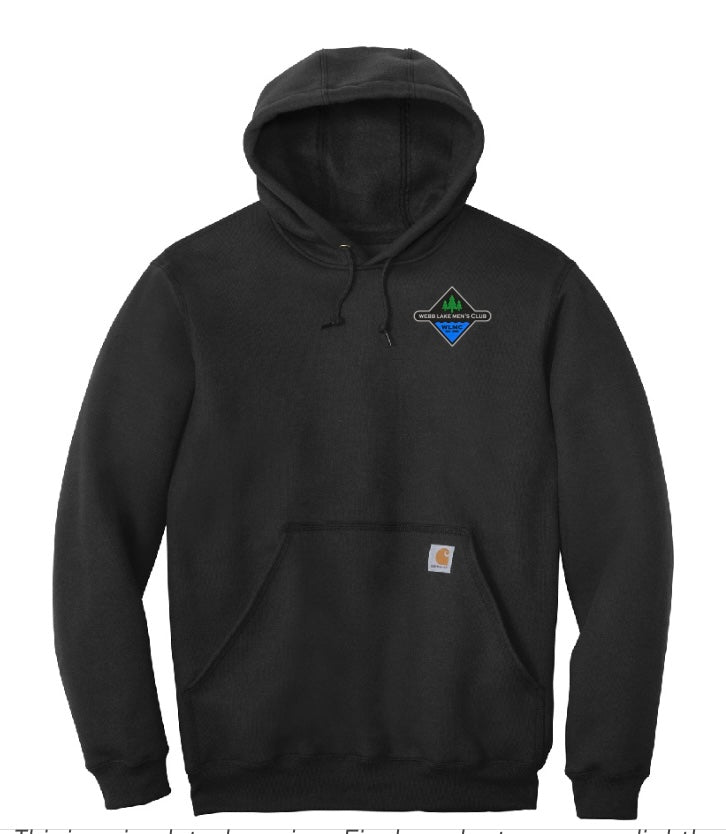 Carhartt® Tall Midweight Hooded Sweatshirt WLMC Embroidered Logo