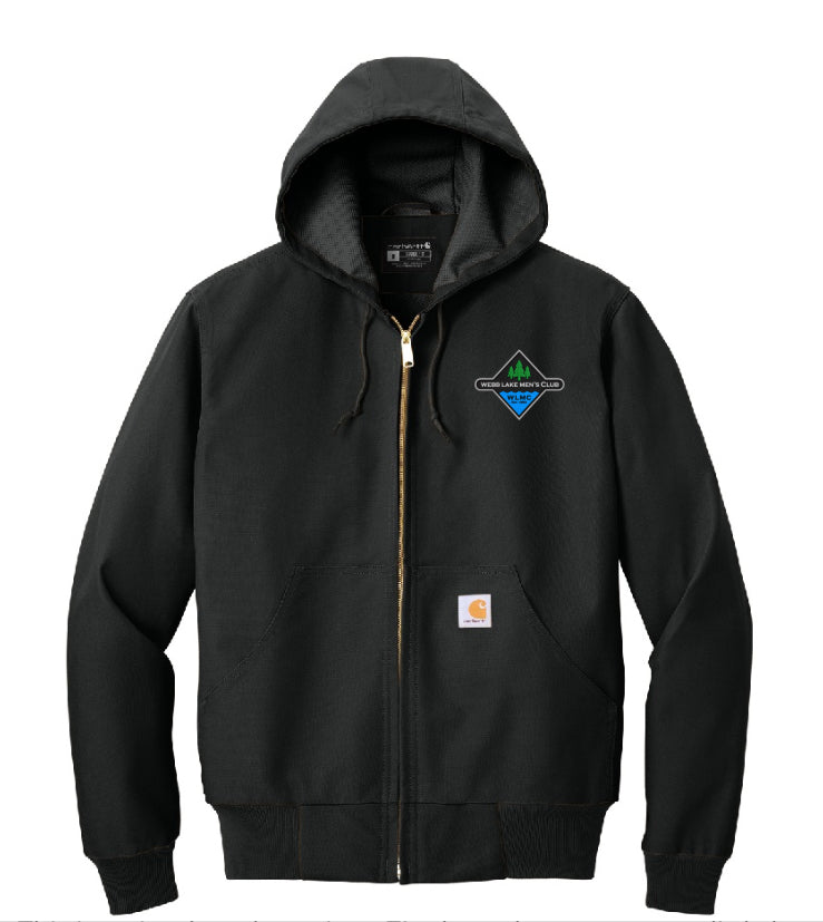 Carhartt® Thermal-Lined Duck Active Jacket with Embroidered Logo