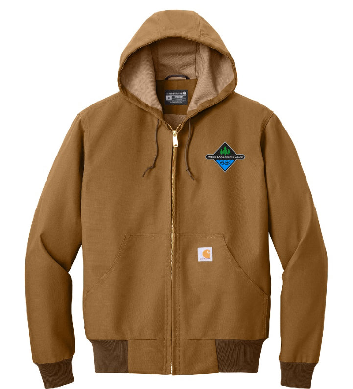 Carhartt® Thermal-Lined Duck Active Jacket with Embroidered Logo