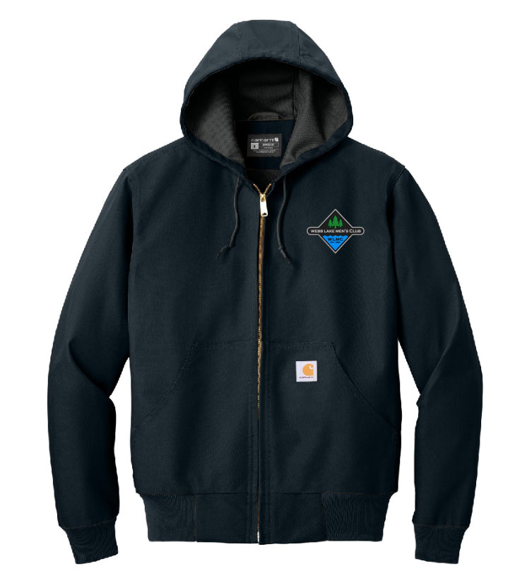 Carhartt® Thermal-Lined Duck Active Jacket with Embroidered Logo