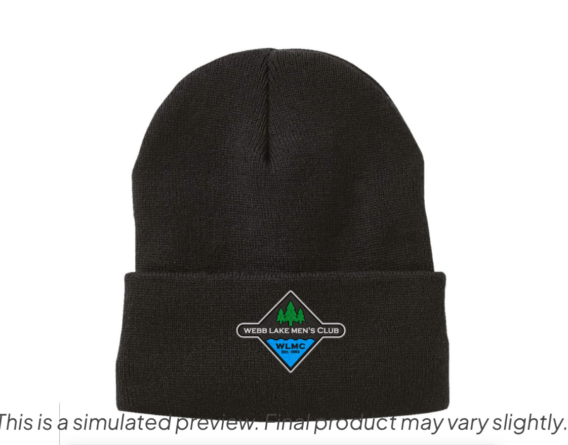 Sportsman Fleece Lined Cuffed Beanie WLMC Embroidered Logo