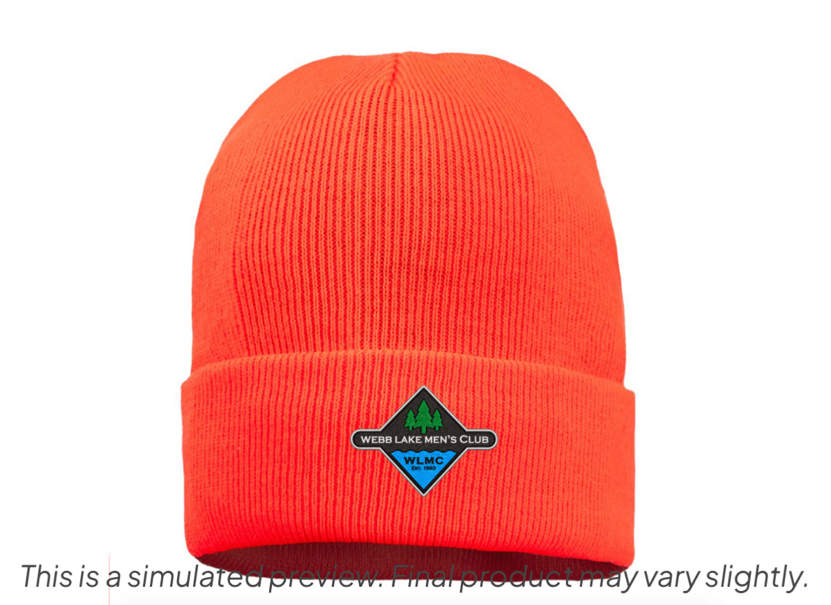 Sportsman Fleece Lined Cuffed Beanie WLMC Embroidered Logo