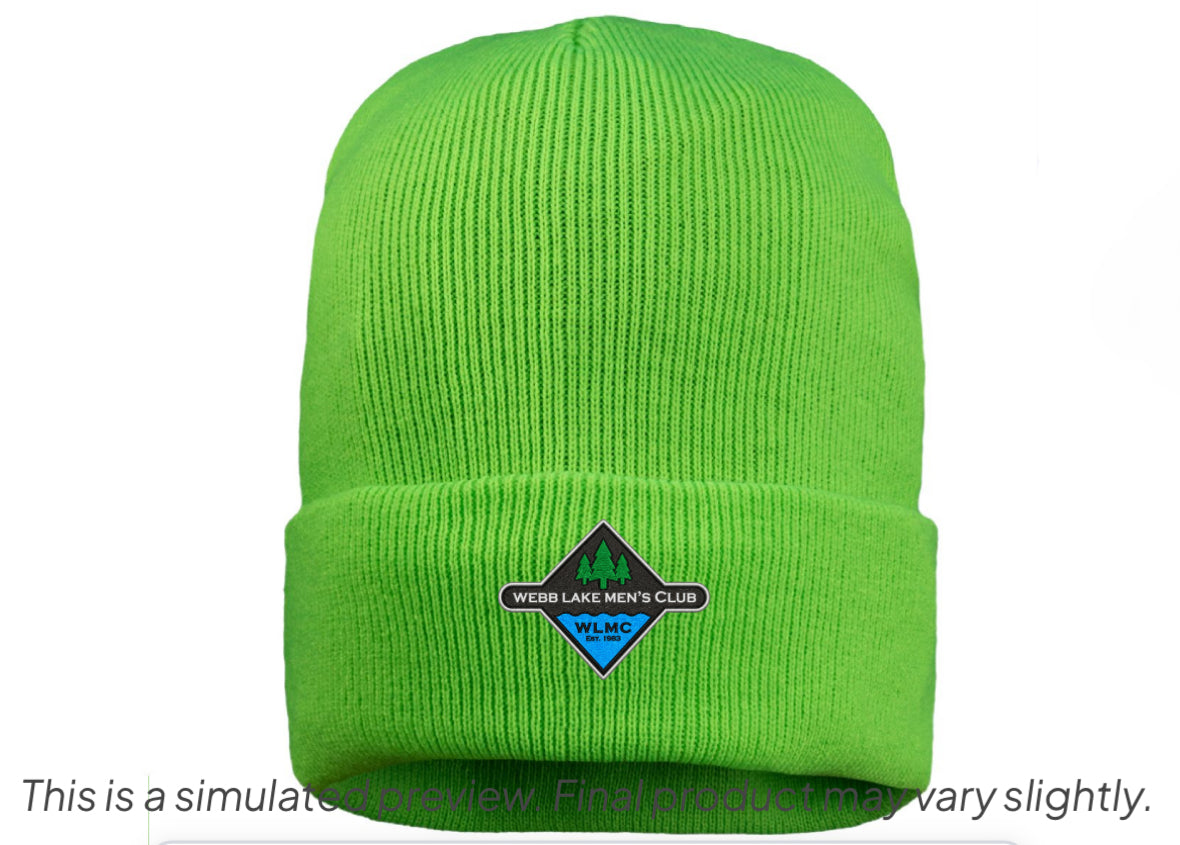 Sportsman Fleece Lined Cuffed Beanie WLMC Embroidered Logo