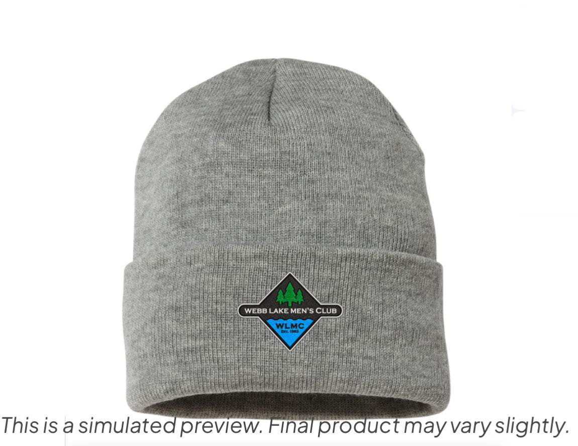 Sportsman Fleece Lined Cuffed Beanie WLMC Embroidered Logo