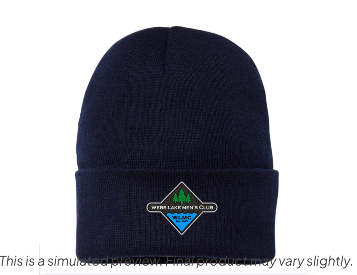 Sportsman Fleece Lined Cuffed Beanie WLMC Embroidered Logo