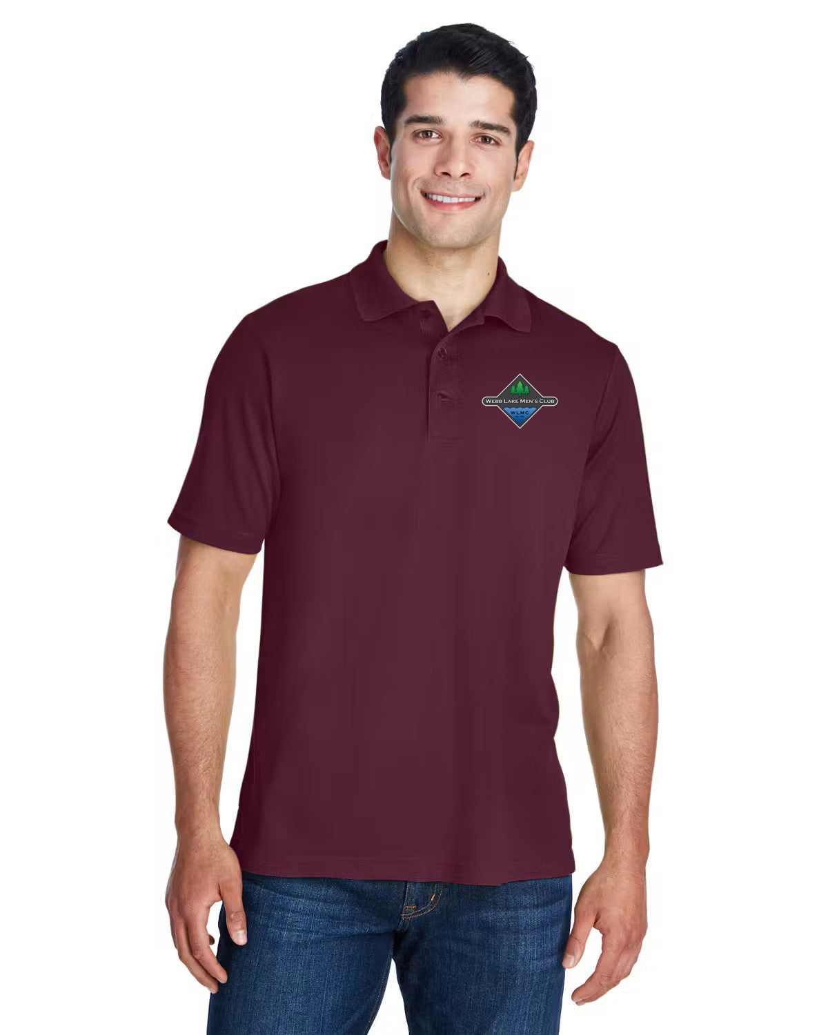 Core 365 Men's Origin Performance Pique Polo WLMC Embroidered Logo