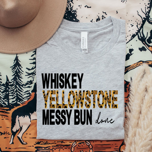 Whisky Yellow Messy Bun