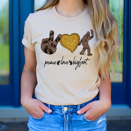 Peace Love Bigfoot