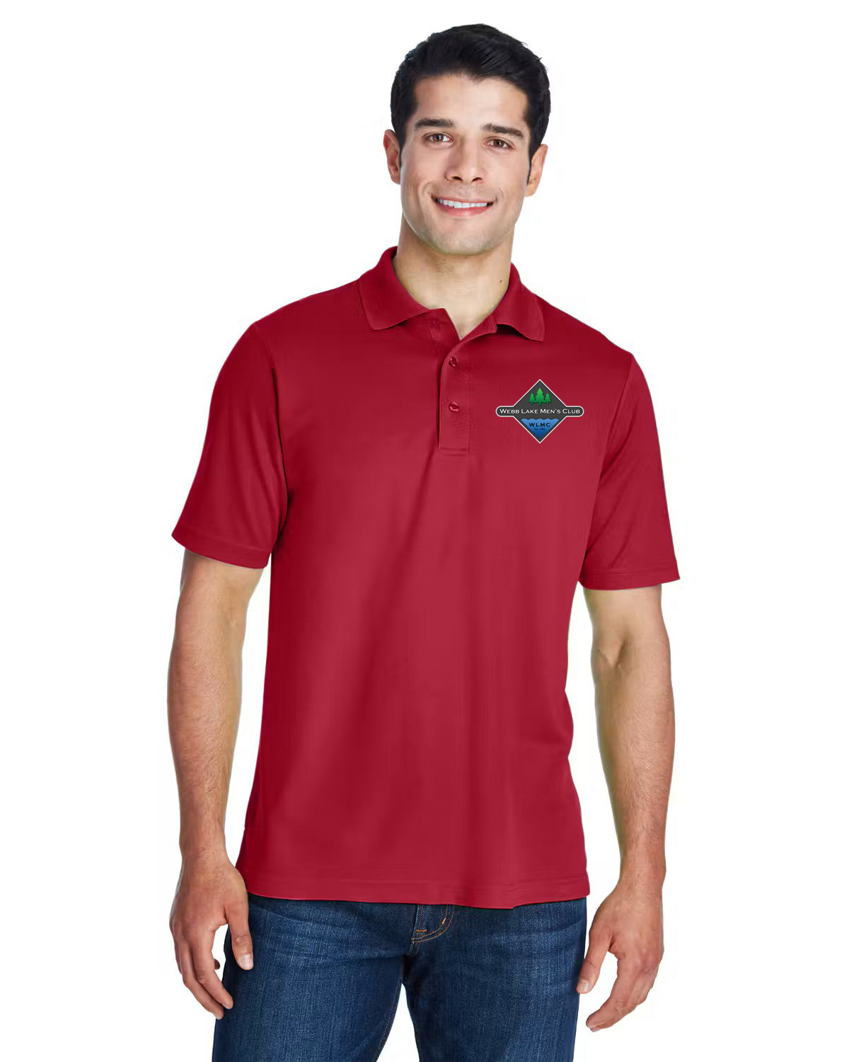 Core 365 Men's Origin Performance Pique Polo WLMC Embroidered Logo