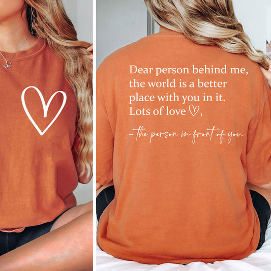 Dear Person Behind Me