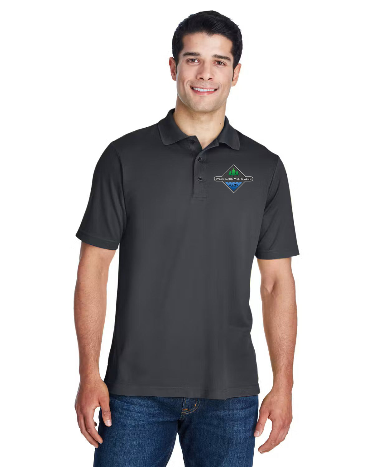 Core 365 Men's Origin Performance Pique Polo WLMC Embroidered Logo