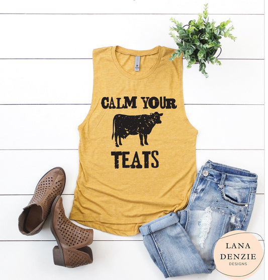 Calm Your Teats Cow