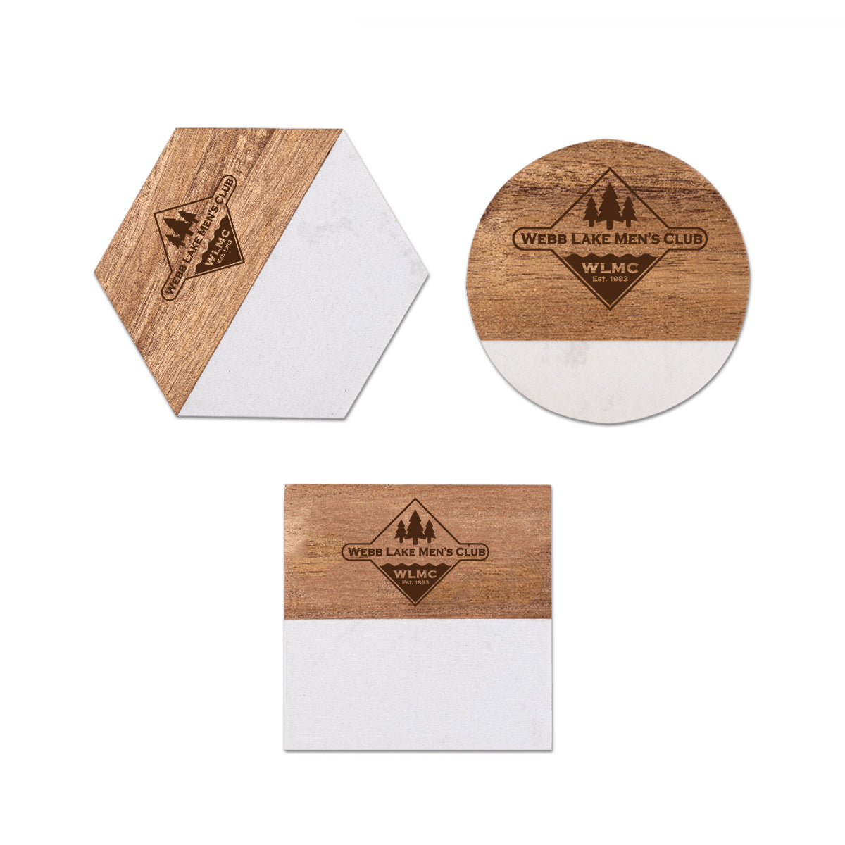 WLMC Engraved Coasters