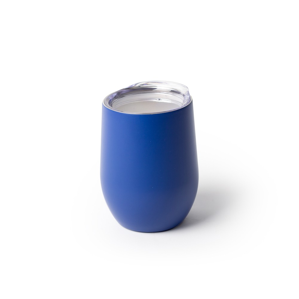 12oz Engraved with Birch Island Lake Stemless Wine Tumblers