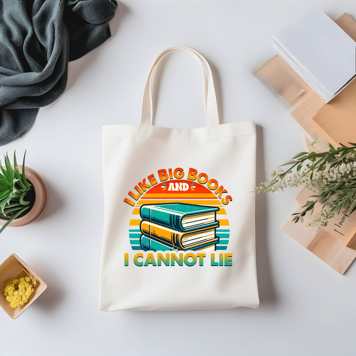 I Like Big Books and I Cannot Lie Tote Bag
