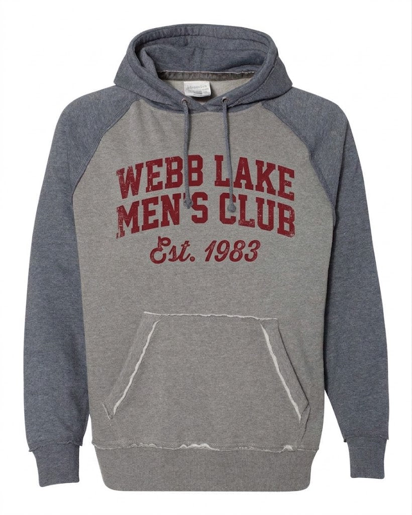 J. America Men's Vintage Heather Hooded Sweatshirt